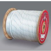 Nylon Double Braid Rope, White