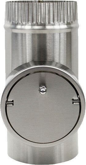 Dickinson Marine, Stainless Steel Stove Pipe with Barometric Flue Damper