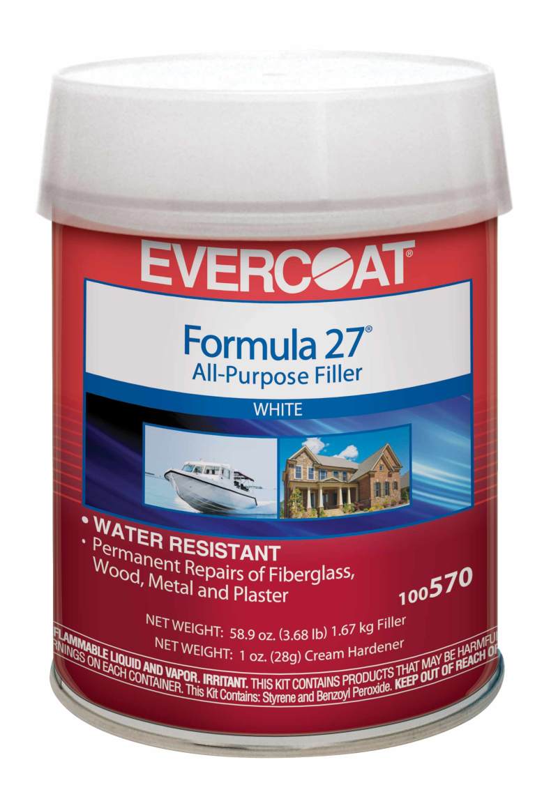 Evercoat, Formula 27, White Plastic Filler, Repair