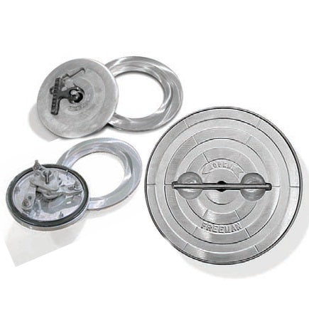 Freeman Marine 2400 Series Round Hatch with Aluminum Ring