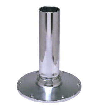 Fixed Height Seat Pedestals Smooth Tube with Base Plate