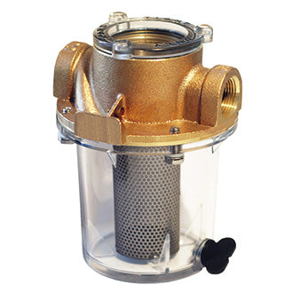 Groco, Bronze Raw Water Strainer with #304 Stainless Basket, ARG Series