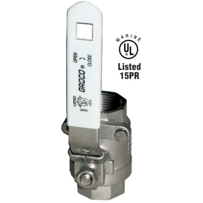 Groco Stainless Steel Ball Valves, IBV-S Series