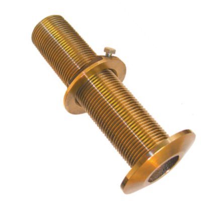 Groco, Bronze Thru-Hull Fitting, Long, THXL Series, w/ Nut
