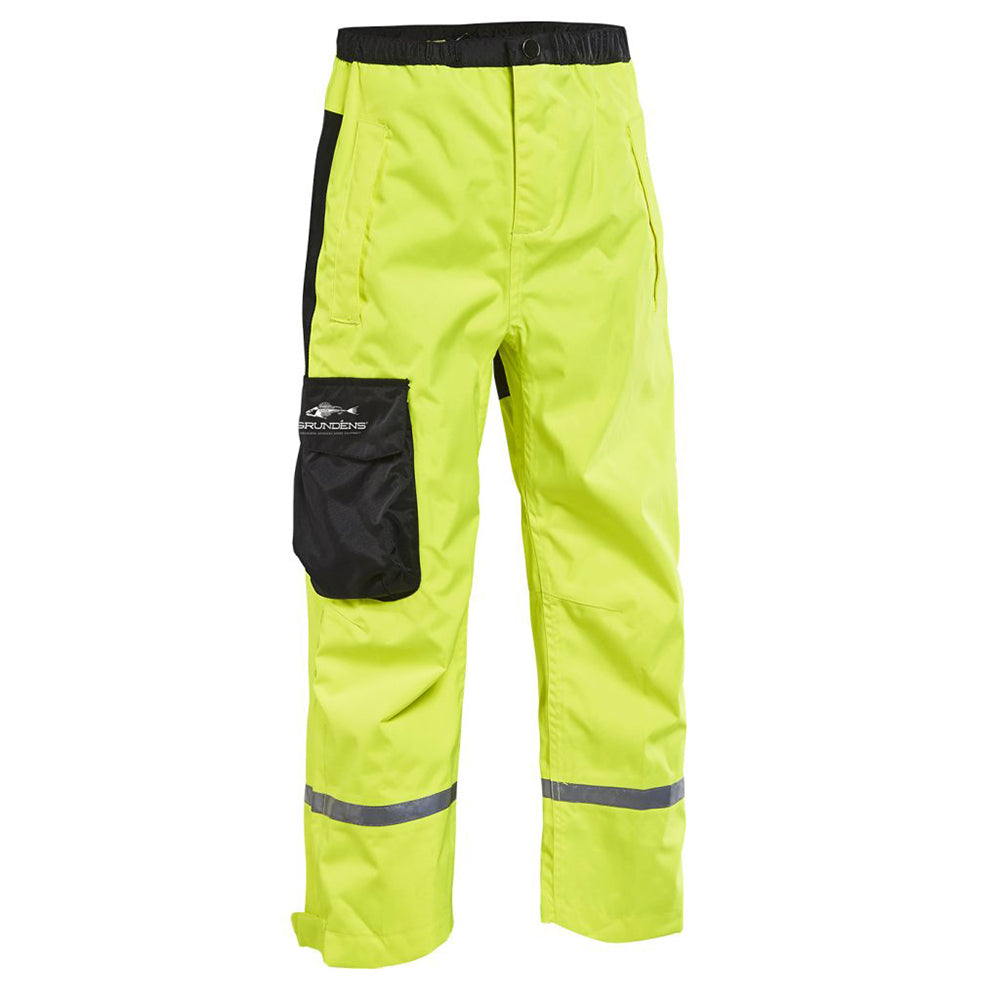 Grundens, Gage, Weather Watch Rain Gear Pants, Kids, Hi-Visibility