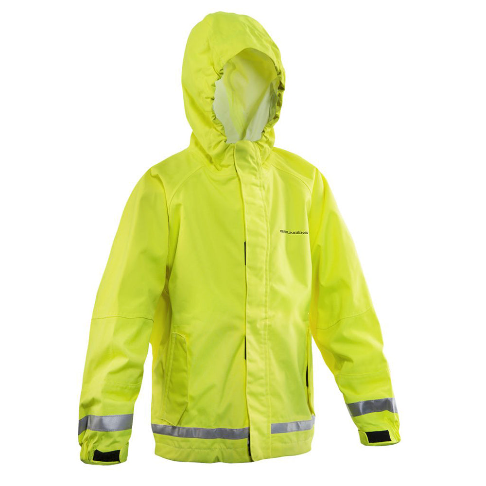 Grundens, Weather Watch Rain Gear, Kids Jacket, Hi-Visibility
