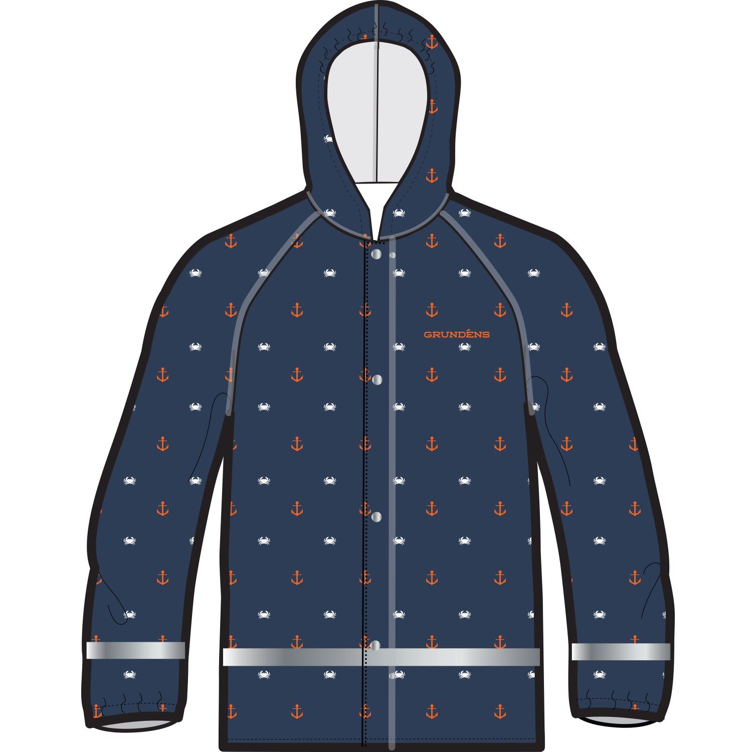 Zenith 293 Kid's Hooded Jacket / Rain Wear