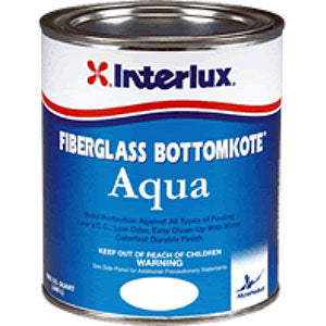 Interlux, Fiberglass Bottom Paint, Bottomkote Aqua