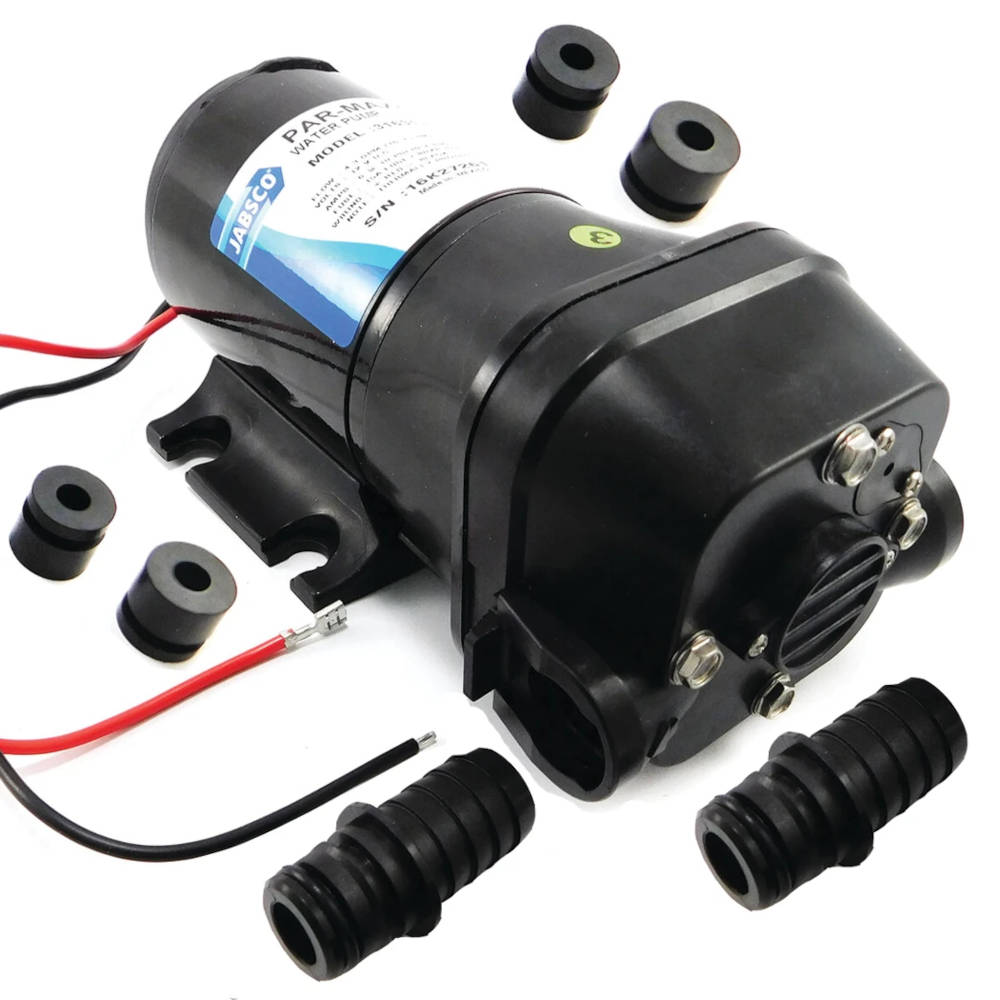 Jabsco, Par-Max 4 Diaphragm Rinse Pump For Quiet Flush Toilet