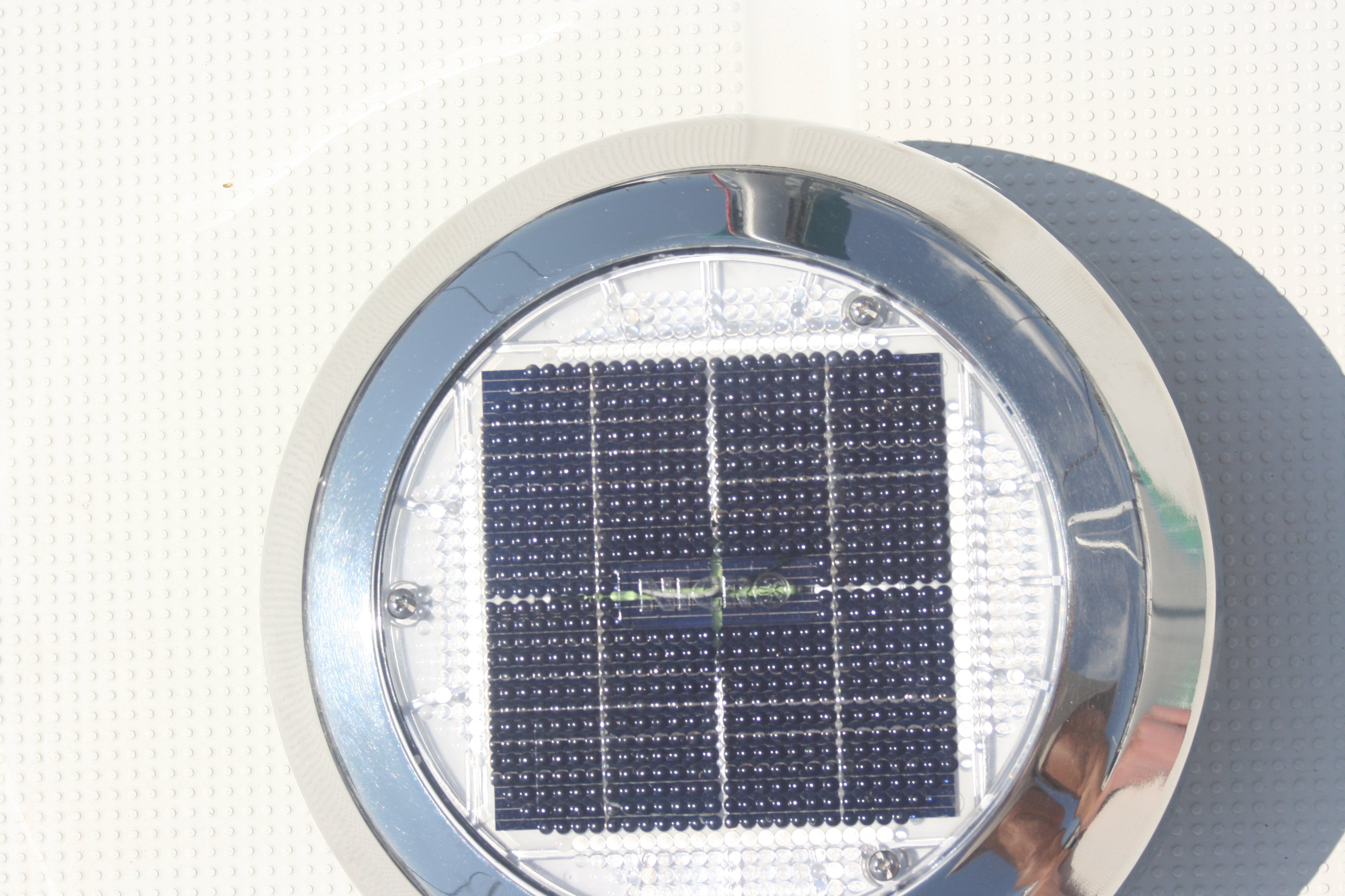 Marinco, 3" Day / Night Solar Vent with LED Lights