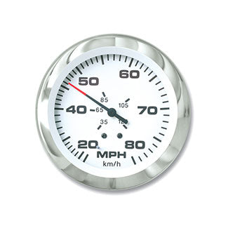 Seastar, Lido Series, Speedometer Kit, 65 - 80 MPH