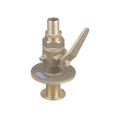 Bronze Seacock with Straight Hose Barb Tail Piece