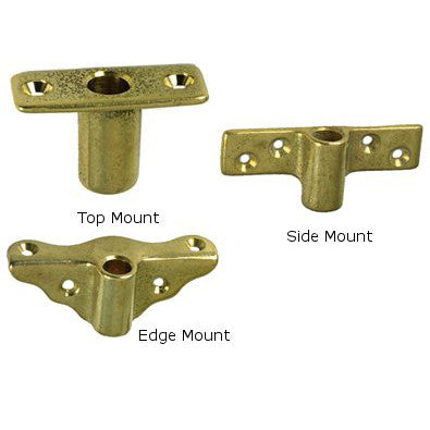 Perko, Oarlock Sockets, 1/2" Shank, Bronze