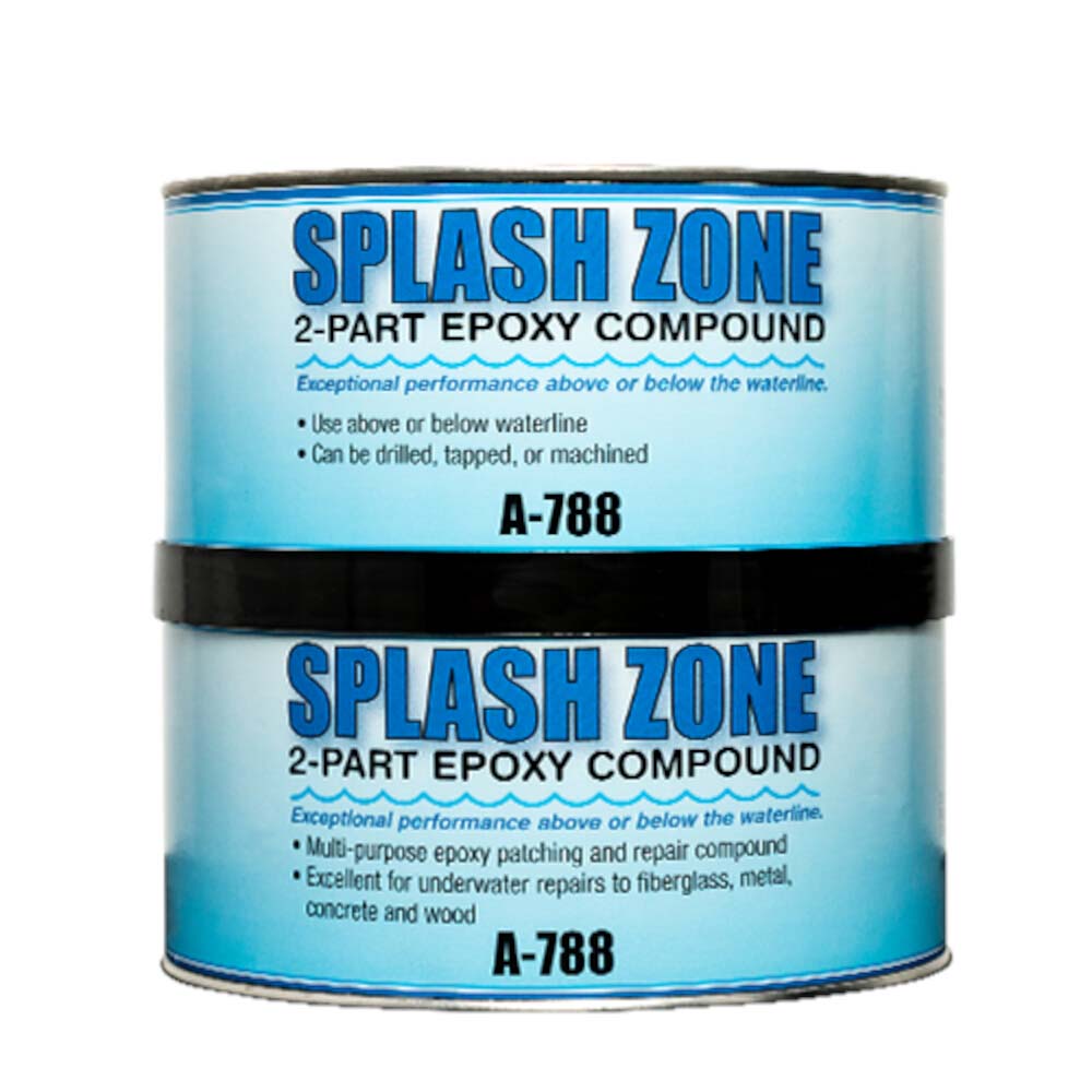 Pettit Splash Zone A-788 Kit, Underwater Multi-Purpose Two-Part Epoxy Repair Compound Putty