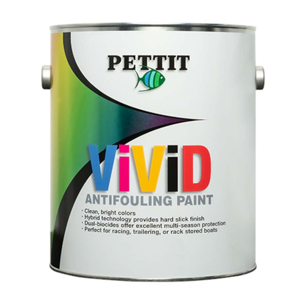 Pettit Vivid Bright Antifouling Hybrid High Performance Multi-Season Dual Biocide Antifouling, Bottom Paint
