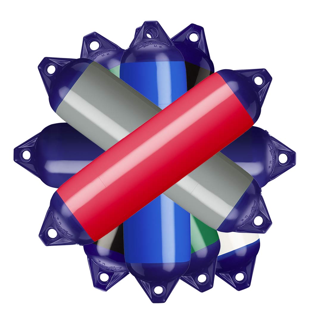 F Series, Twin Eye Boat Fenders by Polyform