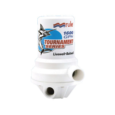 Rule 209 Livewell Pumps, 1,600 gph, 12 volt