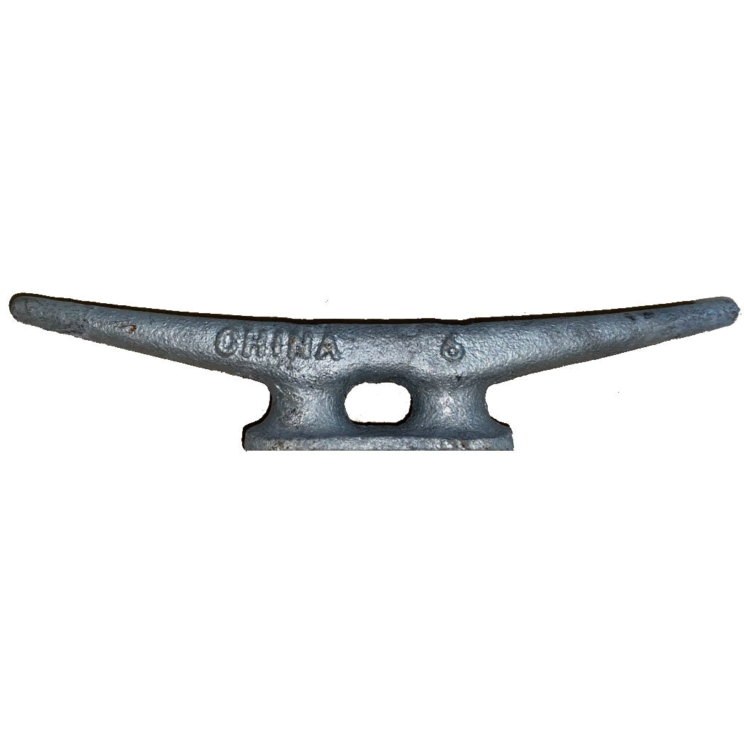 Sea-Dog, Open Base Cleat, Flat Head, Galvanized Iron