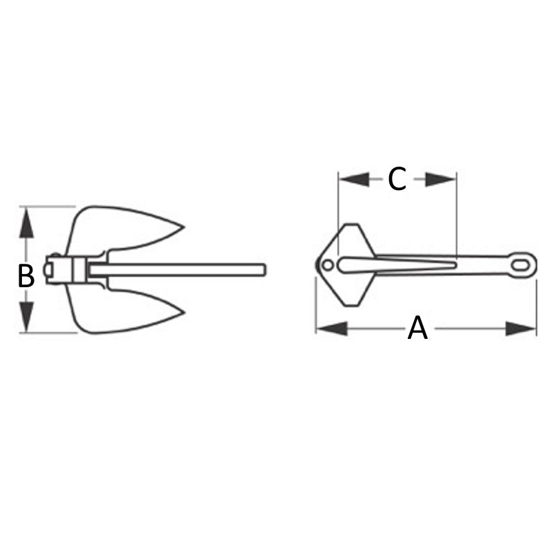 Sea-Dog, Navy Anchor, Cast Iron