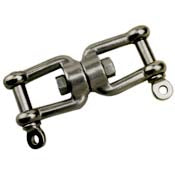 Sea-Dog, Jaw & Jaw Swivels, Stainless, Sailing Hardware