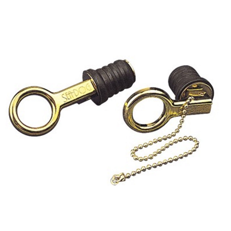 Sea-Dog, Snap Handle Drain Plug, Brass