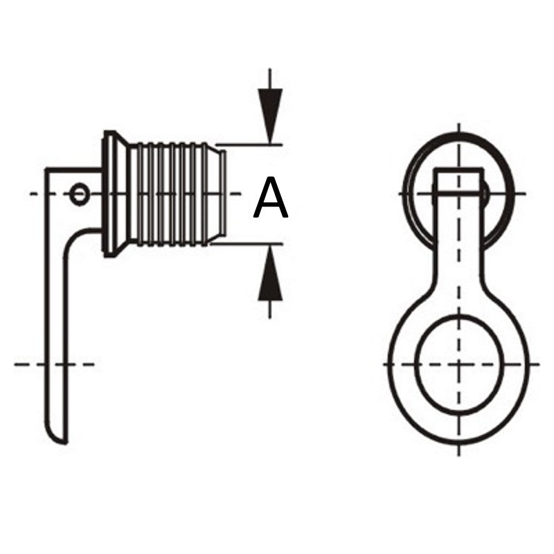 Sea-Dog, Snap Handle Drain Plug, Brass