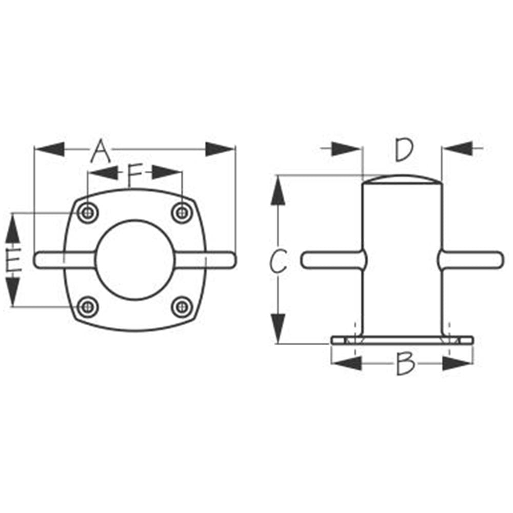 Sea-Dog, Samson Post, Stainless