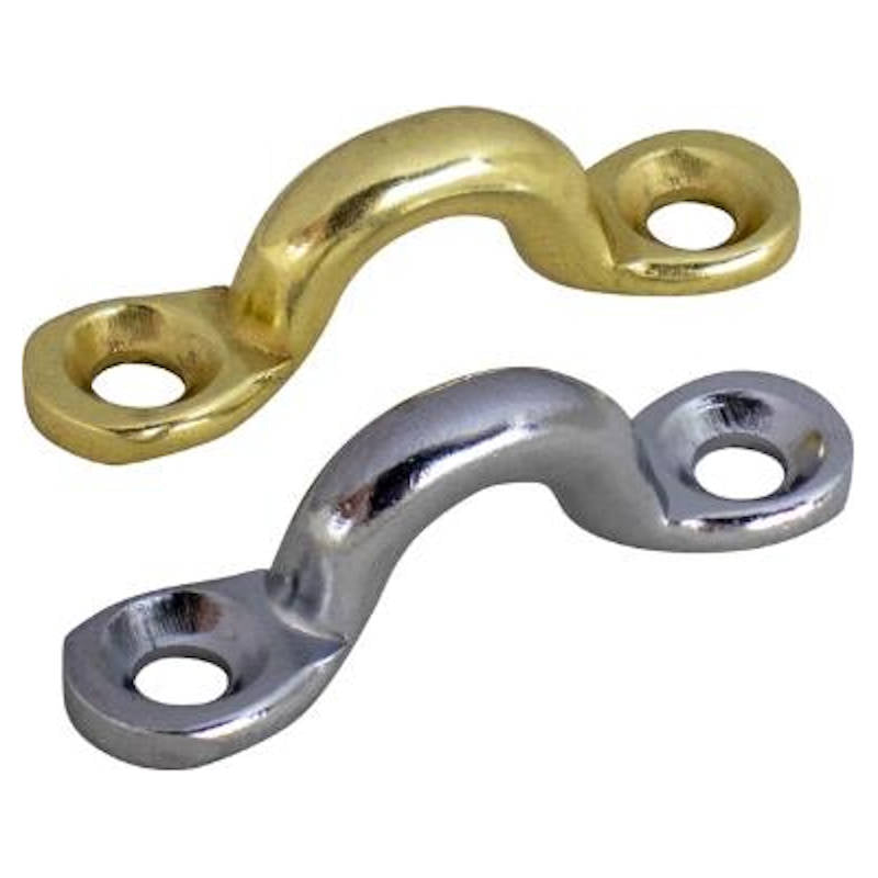 Sea-Dog, Pad Eyes, Brass with Plain or Chrome Finish