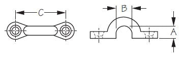 Sea-Dog, Pad Eyes, Injection Molded Nylon
