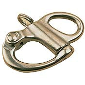 Sea-Dog, Fixed Eye Snap Shackles, Sailing Hardware, Cast 316 Stainless Steel