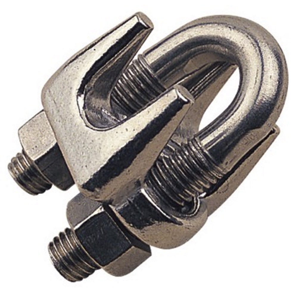 Sea-Dog, Wire Rope Clip, Stainless, Sailing Hardware, Metric Threads