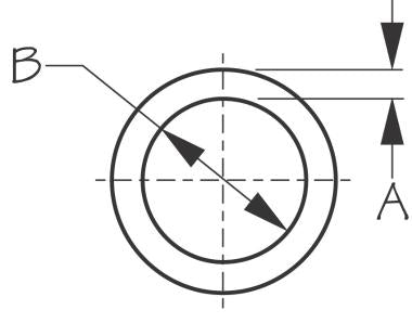 Sea-Dog, Round Line Rings, Stainless