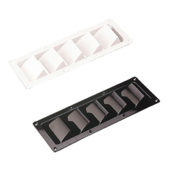 Sea-Dog, Louvered Boat Vent, Five Slotted ABS Ventilator