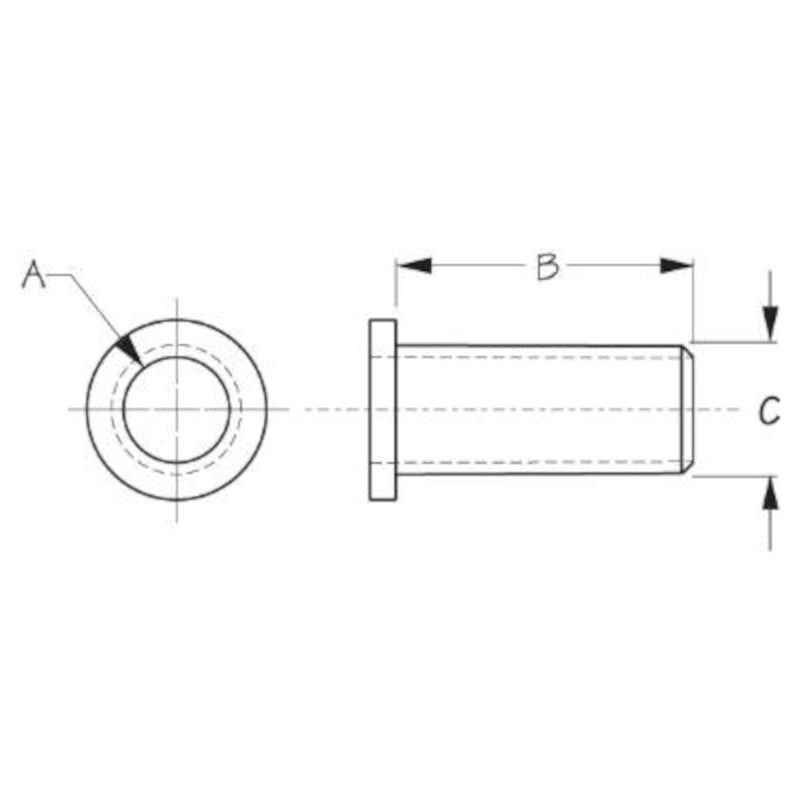 Sea-Dog Oarlock Socket Bushing, Nylon,