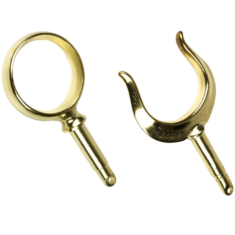 Sea-Dog, Horn Oarlock, Brass, 2" - 2/14", Pair