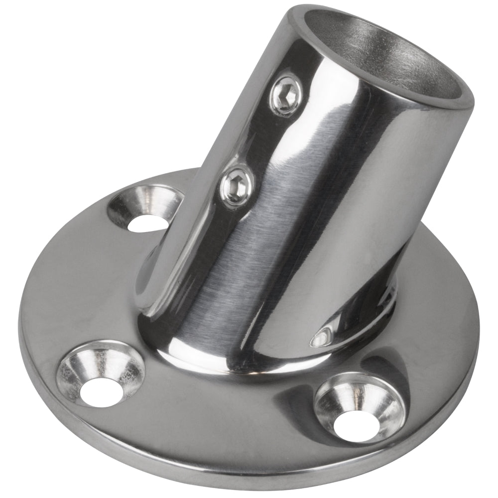 Sea-Dog, Handrail Fitting, Round Base, 60 Deg. , Stainless
