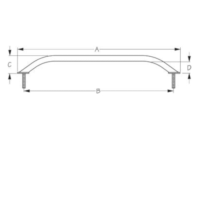 Sea-Dog, Stud Mount Flanged Grab Rail