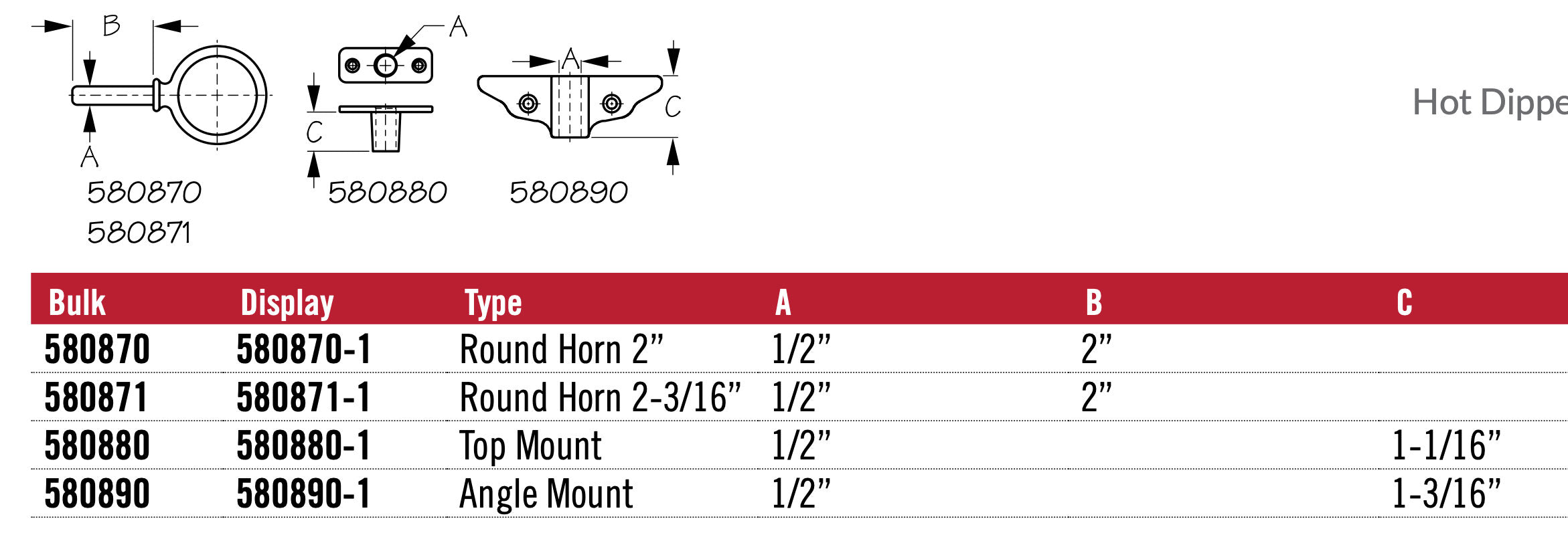 Sea-Dog Galvanized Oarlock and Socket