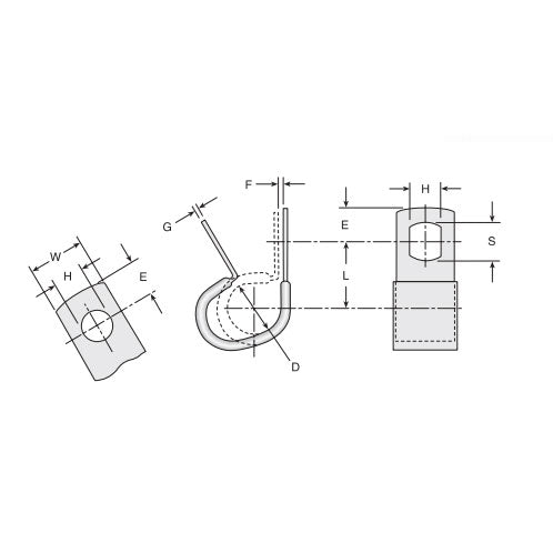 CL Clamp, Vinyl Coated Steel Clamps, Hose Support