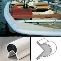 Polyester Gunnel Guard / Dock Guard, Three-quarter Round