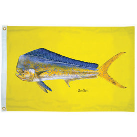 Taylor Made Flag, 210D Nylon, Carey Chen Dolphin