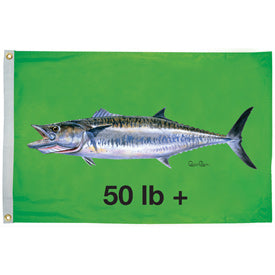 Taylor Made Flag, 210D Nylon, Carey Chen King Mackerel 50