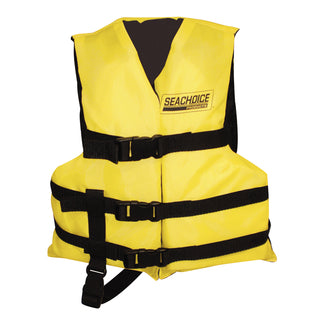 SeaChoice, General Purpose Life Vest PFD, Black/Yellow