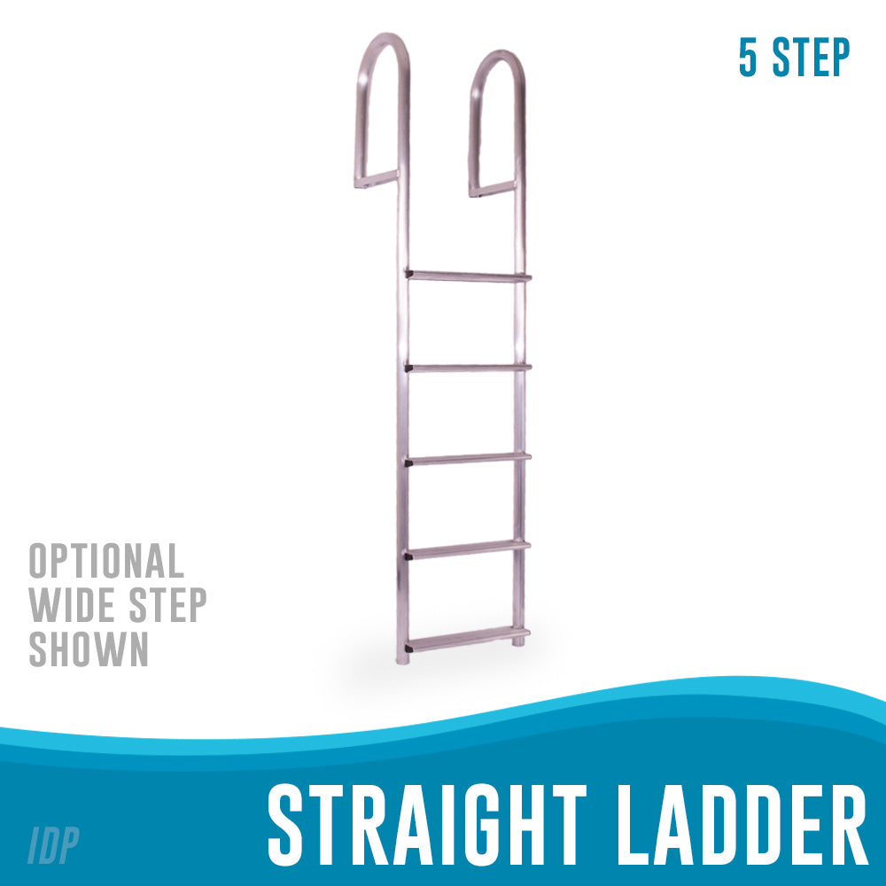 Stationary Straight Dock Ladders 3 to 7 Steps, by International Dock Products