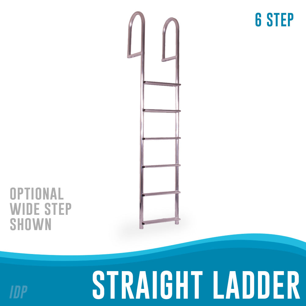 Stationary Straight Dock Ladders 3 to 7 Steps, by International Dock Products