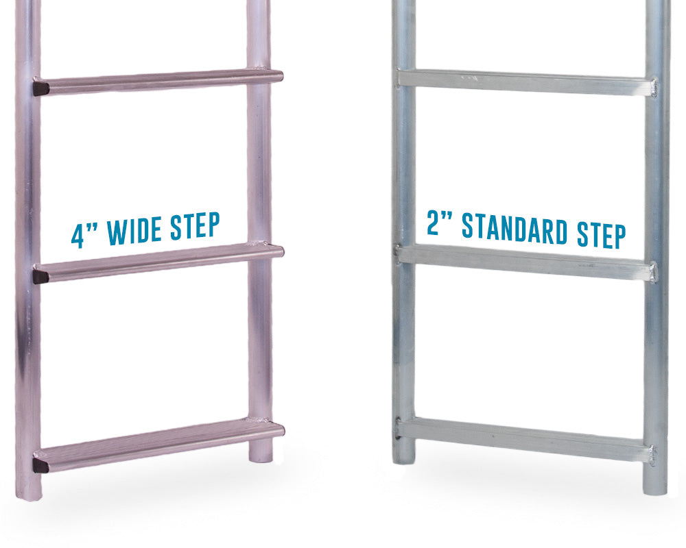 Stationary Straight Dock Ladders 3 to 7 Steps, by International Dock Products