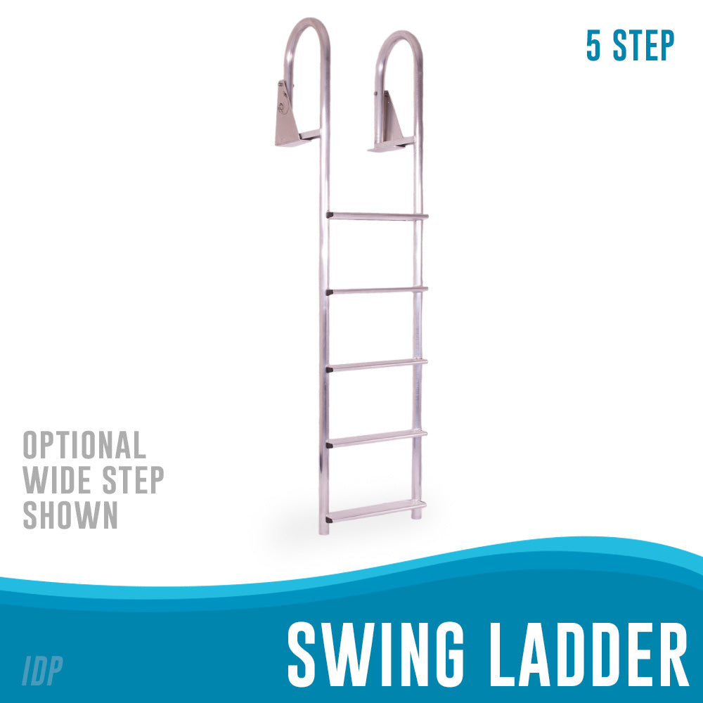 Swing Dock Ladders 3 to 7 Steps, by International Dock Products