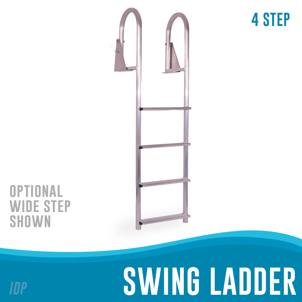 Swing Dock Ladders 3 to 7 Steps, by International Dock Products