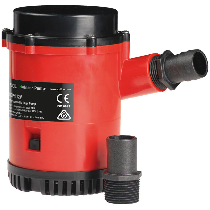 Johnson Pump, Heavy Duty Bilge Pumps, 1,600 to 4,000 gph, 12 & 24 volt