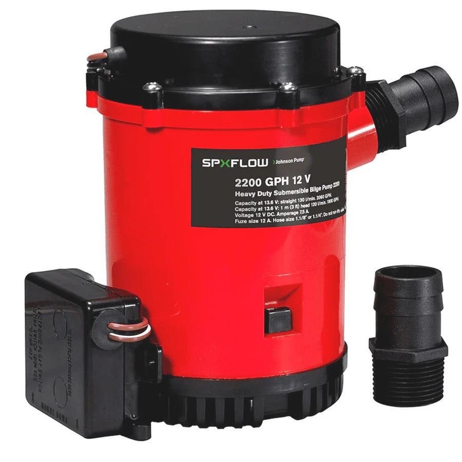 Johnson Pump, Heavy Duty Ultima Combo Bilge Pump w/ Float Switch